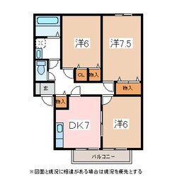 ブリリアントY　B棟の物件間取画像